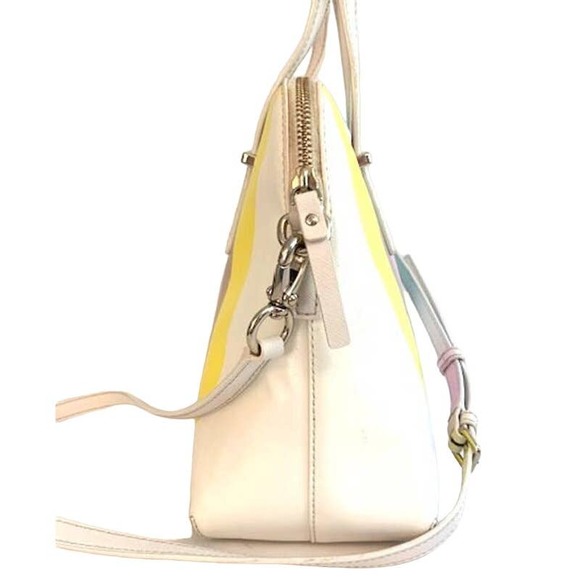 Kate Spade Cedar Street Multi Stripe Maise Satchel Crossbody - Picture 4 of 10